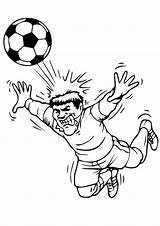 Football Coloring Printable Sheets Soccer sketch template
