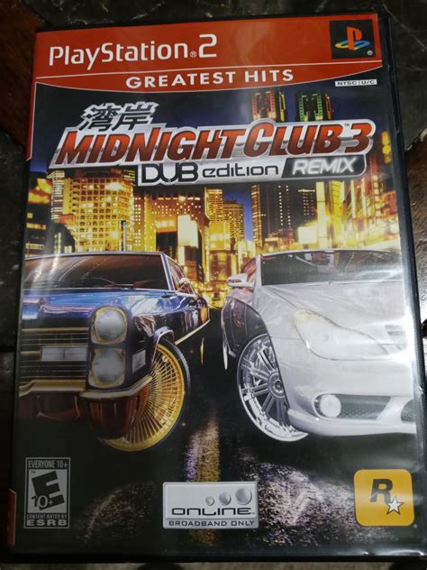 Midnight Club 3 Dub Edition Remix Item Only Playstation 2