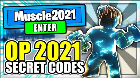 All New Secret Op Codes Muscle Legends Roblox Youtube