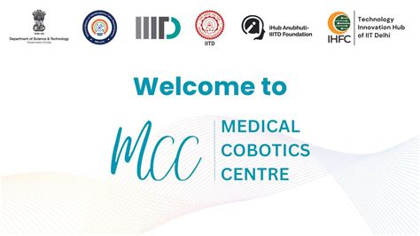 Medical Cobotics Centre (MCC) at IIIT Delhi - YouTube