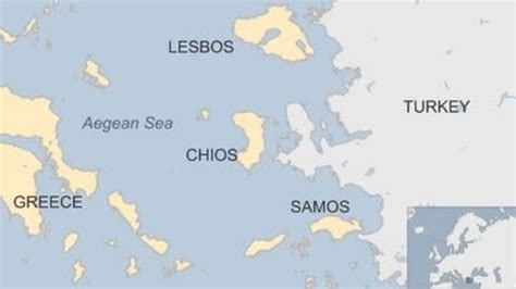 Migrant Crisis Chios Island Camp In Greece Attacked Bbc News