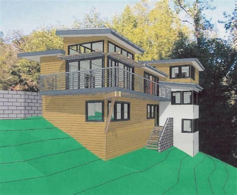 Steep Hillside Steep Slope House Plans Bmp Name
