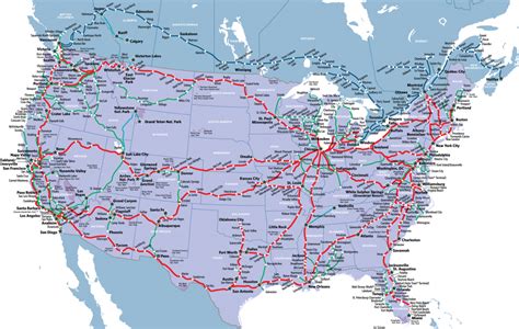 Amtrak Map