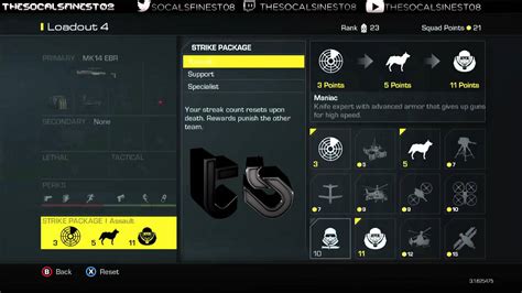 Call Of Duty Ghosts Assault Strike Package Overview Killstreaks