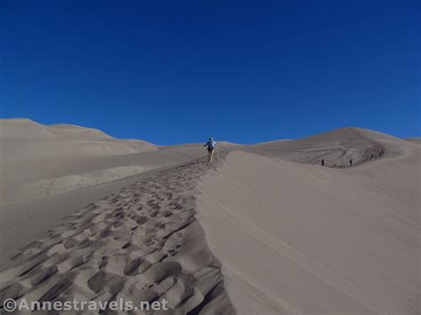 Climbing Star Dune In Great Sand Dunes National Park Annes Travels