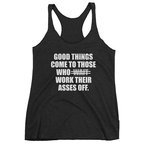 Work Your Ass Off Workout Tanks For Women T Etsy