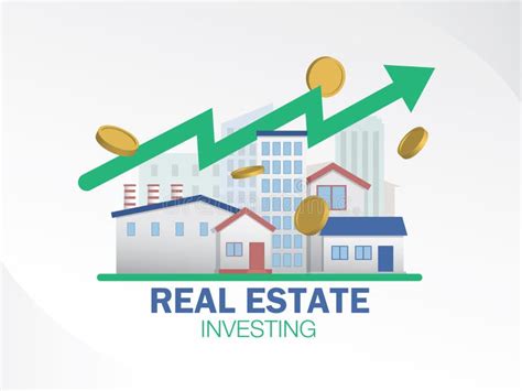 Real Estate Investing Illustration Vector Stock Vector Illustration