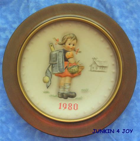 Vintage M.J. HUMMEL Collector Plate w Frame 10th by JUNKIN4JOY
