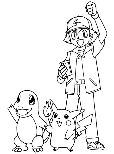 Coloring Page Pokemon Coloring Pages 280 Pikachu Coloring Page