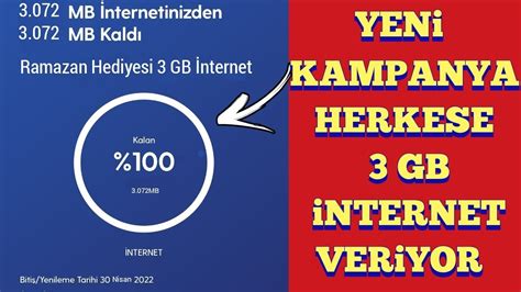 Turkcell Bedava Nternet Gb Kazanmak Yeni Kampanya Youtube