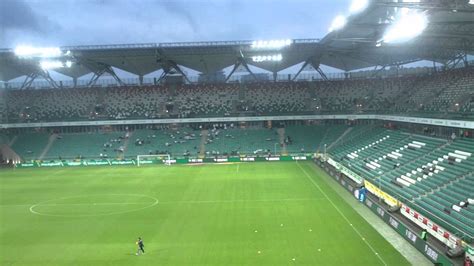 Łazienkowską, czerniakowską, janusza kusocińskiego i myśliwiecką. Stadion Legia Warszawa - YouTube