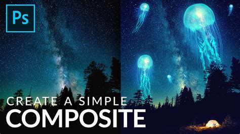 How To Create A Simple Composite In Photoshop Youtube