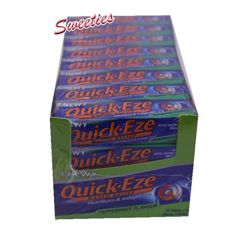 Quick Eze Chewy Peppermint Stick 8 Tablets My Sweeties