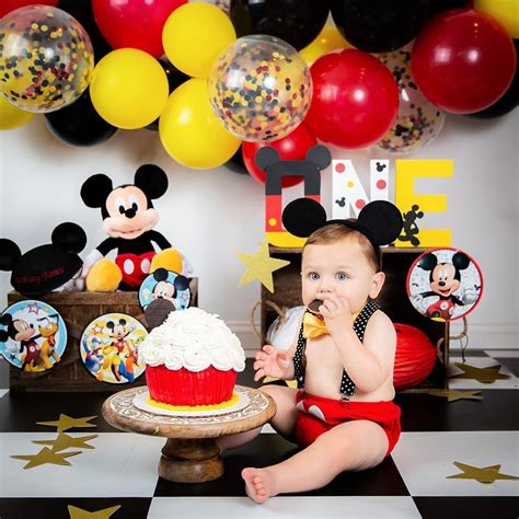 Pin By Solangie Castillo On Baby Mickey 1st Birthdays Mickey First