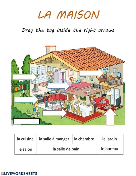 La Maison Interactive And Downloadable Worksheet You Can Do The