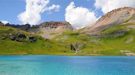 National forest covering over 1,878,846 acres in western colorado. Ice Lake, San Juan National Forest near Silverton ...