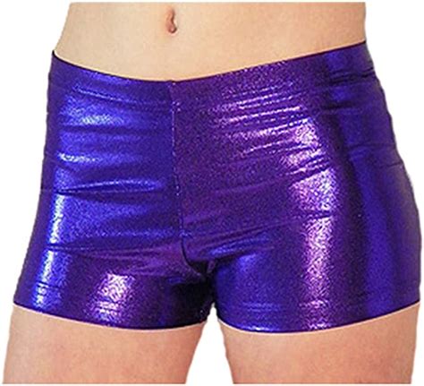 Look It Activewear Purple Jewel Gymnastics And Dance Shorts