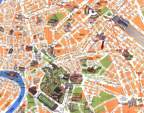 Printable Rome Map