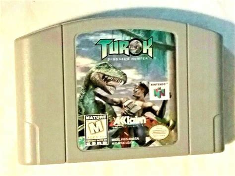 Turok Dinosaur Hunter Nintendo 64 1997 For Sale Online EBay