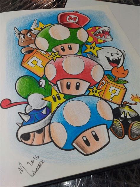 Super Mário Game Desenhos Do Mario Desenhos A Lápis Da Disney