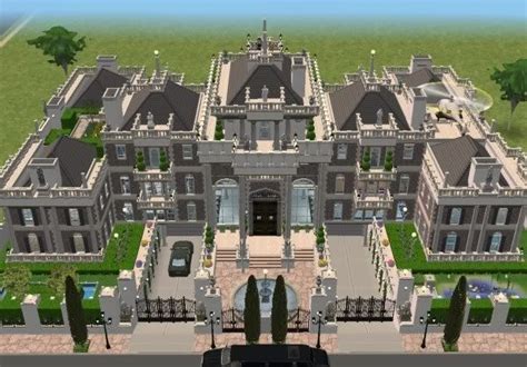 The Millionaires Palace Mansions Sims House Design Sims 4 House Design