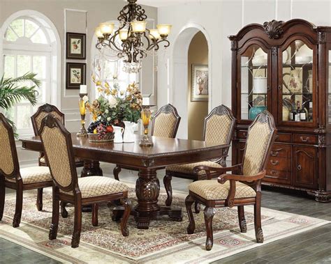 The acme furniture uses pine, hevea. Dining Set Chateau De Ville Espresso by Acme Furniture ...
