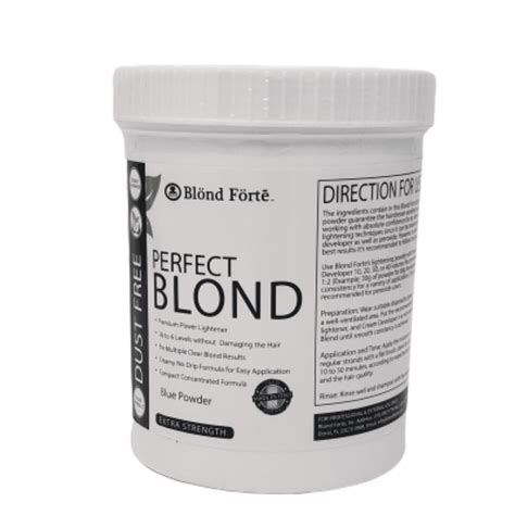 Blond Forte Perfect Blond Premium High Performance Hair Lightener 6 7 Levels Of Lift 500 G