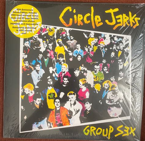 Circle Jerks Group Sex 2020 40th Anniversary Tri Color Vinyl