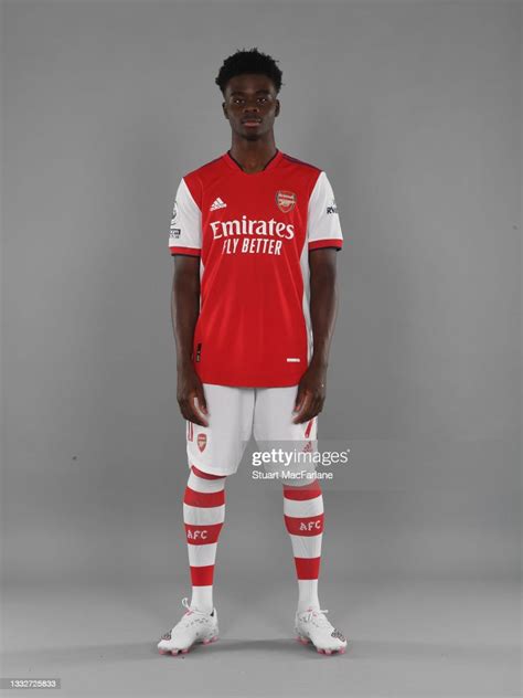 Bukayo Saka Of Arsenal At London Colney On August 06 2021 In St