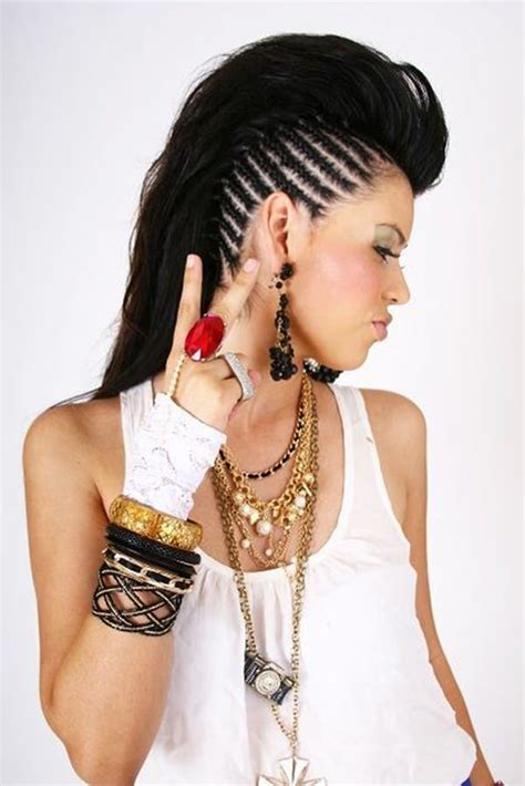 These bun braids for curly hair feature a. 15 Foremost Braided Mohawk Hairstyles - Mohawk With Braids