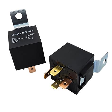 Relay 4 Pin 24v 40amp Diode Protected With Bracket Alna Commodities