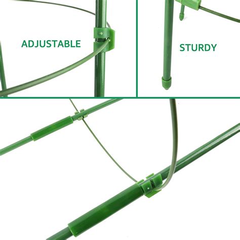 Adjustable Tomato Cage Plant Support Cages 36 Inches Garden Cucumber