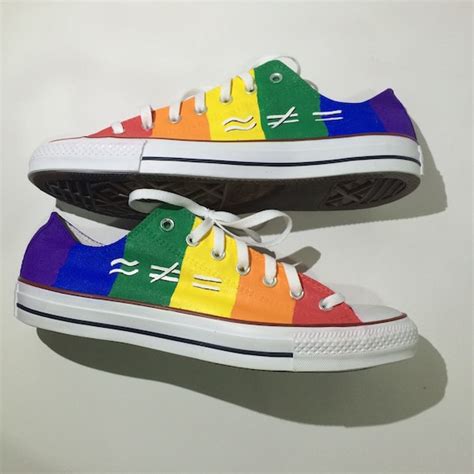 Gay Pride Converse Rainbow Flag Converse Shoes