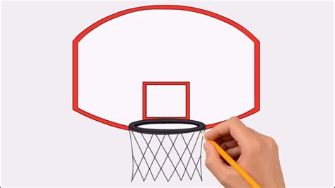 How To Draw A Basketball Hoop Step By Step Change Comin