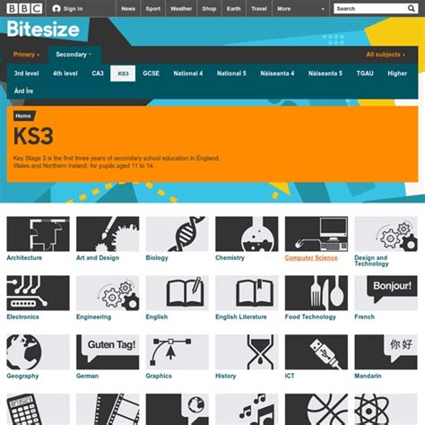 These subjects may contain both guides for students and classroom videos for use by teachers. Bbc bitesize ks3 homework help