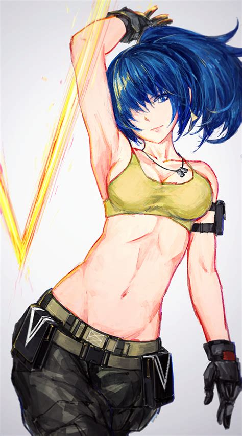 Leona Heidern~the King Of Fighters By Labombardier Kof King Of