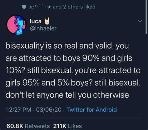 So This Tweet Made Me Realize I May Be More Bisexual Than Straight Rbisexual