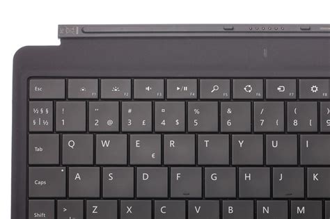 Keyboard Microsoft Surface Type Cover 2 Black Qwerty Nordic Grade A