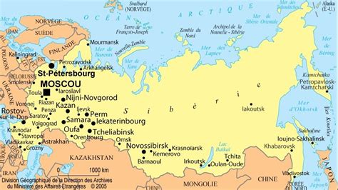 Moscou Carte De La Russie Voyage Carte Plan