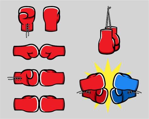 Premium Vector Boxing Glove Cartoon Hand Collection