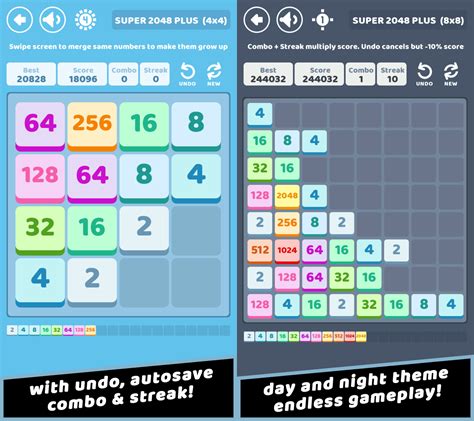 Super 2048 Plus The Most Complete 2048 Android Puzzle Game