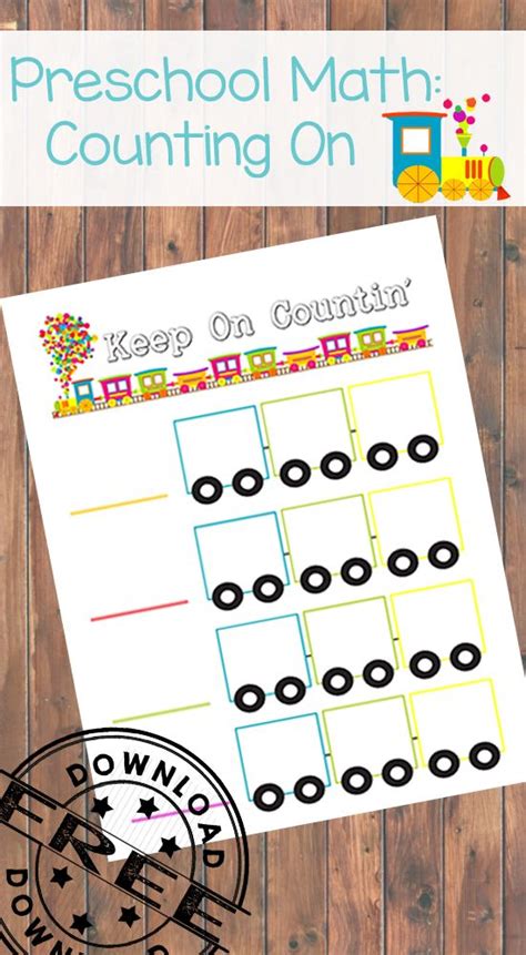 Preschool Math Counting On Rote Counting Is An Essential Skill For