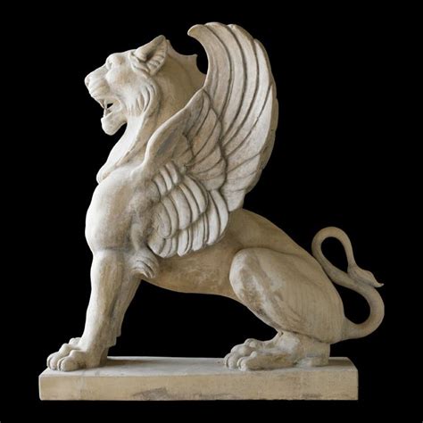 Winged Lion Lion Art Ancient Lion Stone Sculpture