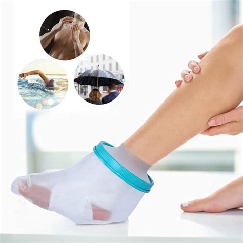 Foot Cast Waterproof Protector Covers For Shower Bath Keep Cast