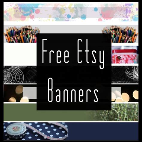 Free Etsy Banners Free Etsy Shop Banner Etsy Banner Design Free
