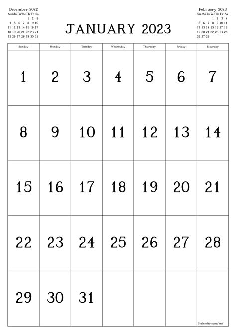 4 Month Calendar 2023 Printable Template Calendar