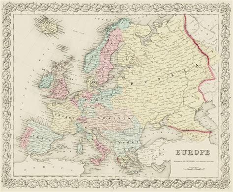 19th Century Europe A Group Of Approximately 91 19th Century Maps Of