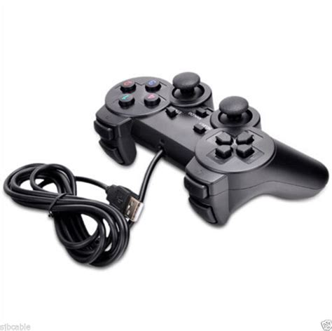 Usb Wired Dual Shock Gamepad Controller Joypad Pad Shock 2 For Pc