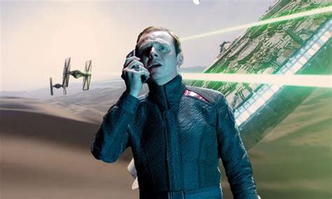 Simon Pegg Seen On Star Wars Vii Set