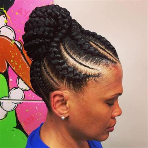 15 Best Ideas African American Braided Bun Hairstyles